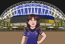 Load image into Gallery viewer, I am Cartoonified | Rugby League Theme - Canvas | Personalised Canvas Artworks
