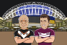 Load image into Gallery viewer, I am Cartoonified | Rugby League Theme - Canvas | Personalised Canvas Artworks
