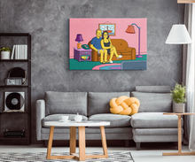 Load image into Gallery viewer, I am Cartoonified | Simpsonify - Canvas | Personalised Canvas Artworks
