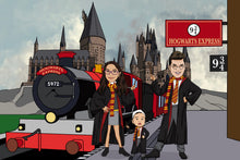 Load image into Gallery viewer, I am Cartoonified | Harry Potterify - Canvas | Personalised Canvas Artworks
