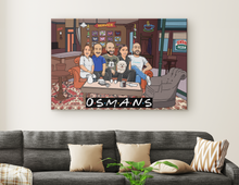 Load image into Gallery viewer, I am Cartoonified | Friends Theme - Canvas | Personalised Canvas Artworks
