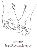 Load image into Gallery viewer, I am Cartoonified, Valentine&#39;s Day Gift Ideas, Anniversary hands
