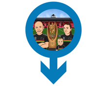 Load image into Gallery viewer, I&#39;m Cartoonified | NRL CARTOON PREMIERSHIP - DIGITAL FILE | Personalised Canvas Artworks
