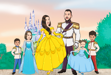 Load image into Gallery viewer, I am Cartoonified | Princessify - Canvas | Personalised Canvas Artworks
