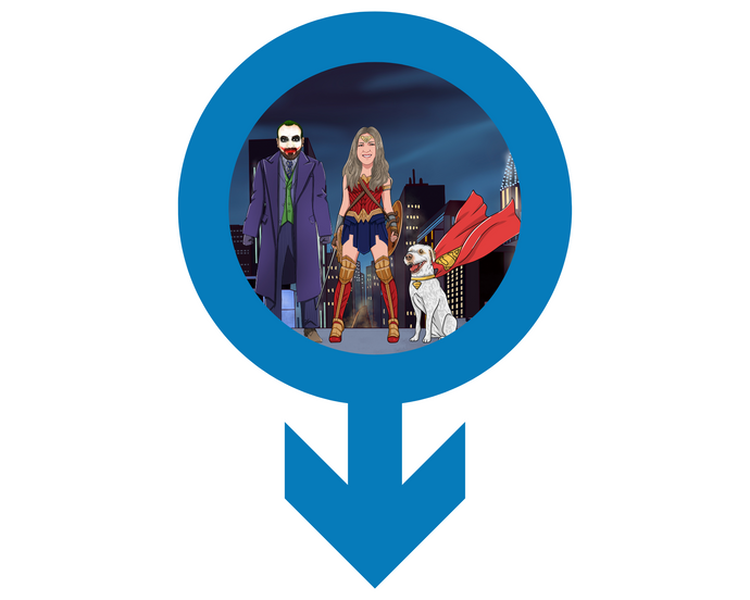 Superhero Digital Cartoon Art