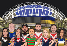 Load image into Gallery viewer, I&#39;m Cartoonified | NRL Digital File | Personalised Canvas Artworks
