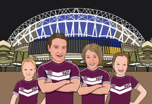 Load image into Gallery viewer, I&#39;m Cartoonified | NRL Digital File | Personalised Canvas Artworks
