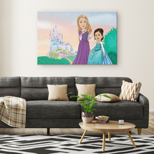 Load image into Gallery viewer, I am Cartoonified | Princessify - Canvas | Personalised Canvas Artworks
