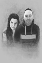 Load image into Gallery viewer, I&#39;m Cartoonified | Black and White Digital File | Personalised Canvas Artworks
