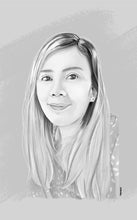 Load image into Gallery viewer, I&#39;m Cartoonified | Black and White Digital File | Personalised Canvas Artworks
