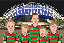 Load image into Gallery viewer, I&#39;m Cartoonified | NRL Digital File | Personalised Canvas Artworks
