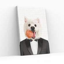 Load image into Gallery viewer, I am Cartoonified, The Suit Pet Canvas, Pet in Suit, Dog
