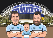 Load image into Gallery viewer, I&#39;m Cartoonified | NRL Digital File | Personalised Canvas Artworks
